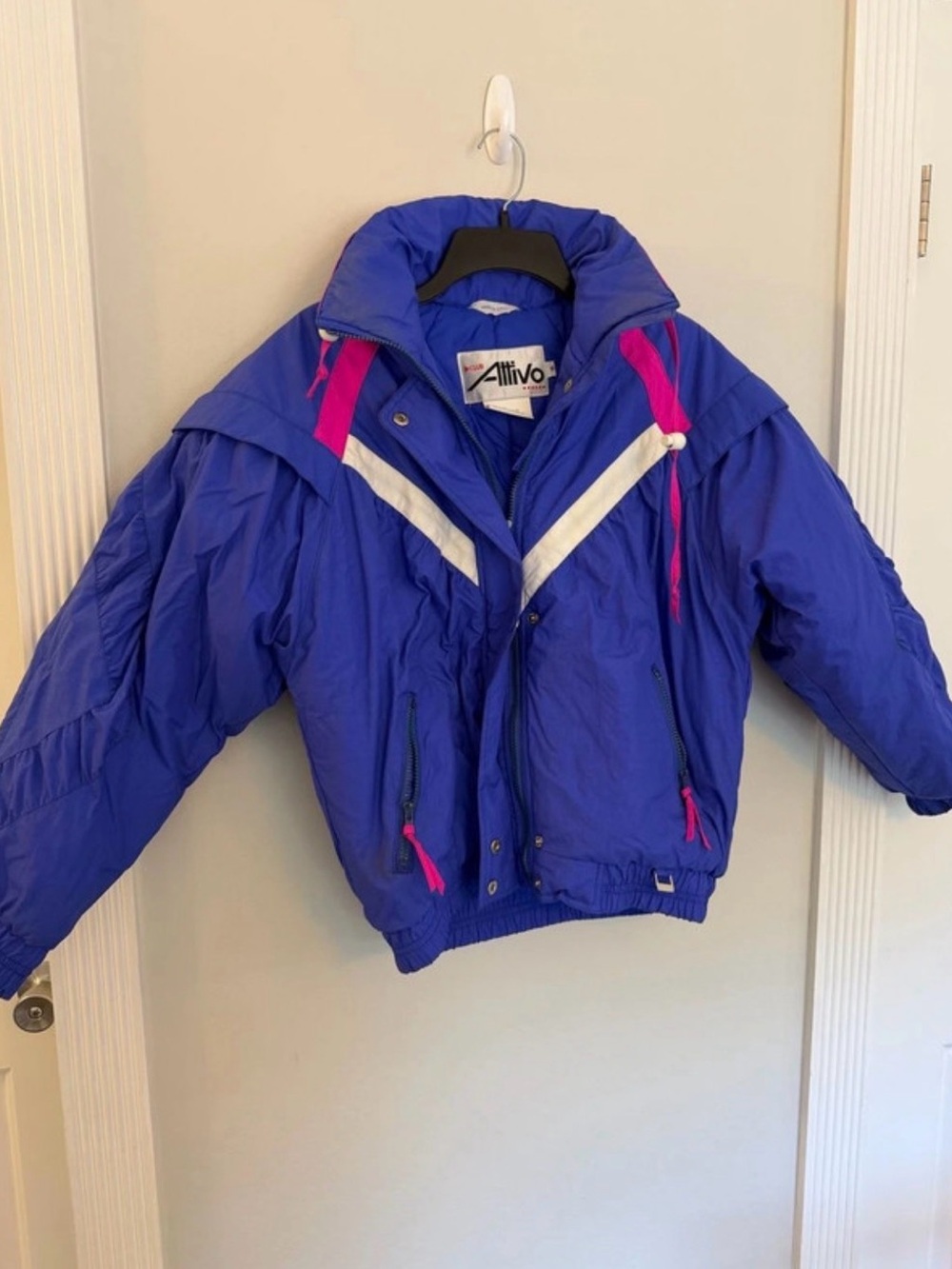 Vintage 80s Club Altivo Color Block Ski Jacket